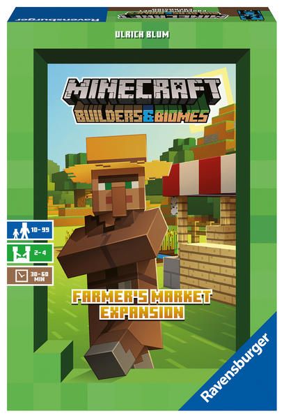 Produktbild: Minecraft: Builders & Biomes - Farmers Market Expansion - Gesellschaftsspiel & Brettspiel ab 10 Jahre