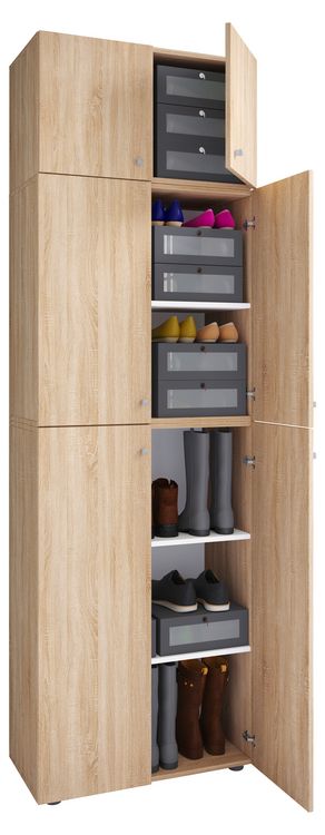 Produktbild: XXL Schuhschrank Kleiderschrank Schrank Lona 5f A