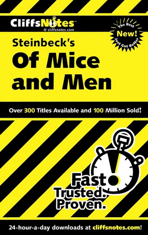 Produktbild: CliffsNotes on Steinbeck's Of Mice and Men