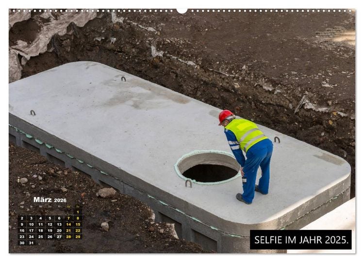 Produktbild: Humor in der Bauindustrie (hochwertiger Premium Wandkalender 2026 DIN A2 quer), Kunstdruck in Hochglanz