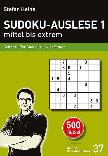 Produktbild: SUDOKU-AUSLESE 1 &ndash; mittel bis extrem