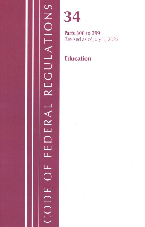 Produktbild: Office Of The Federal Register (U S: Code of Federal Regulat