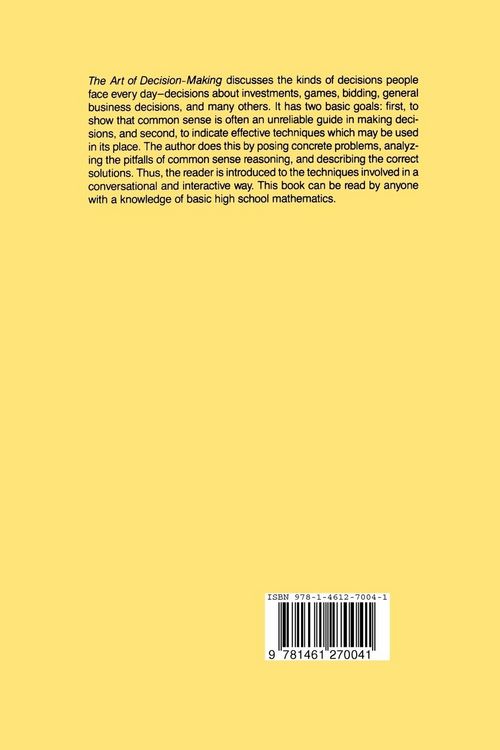 Produktbild: The Art of Decision-Making