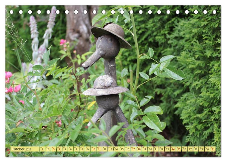 Produktbild: Gartenzauber (Tischkalender 2026 DIN A5 quer), CALVENDO Monatskalender