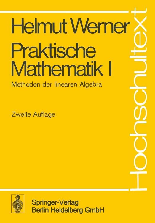 Produktbild: Praktische Mathematik I