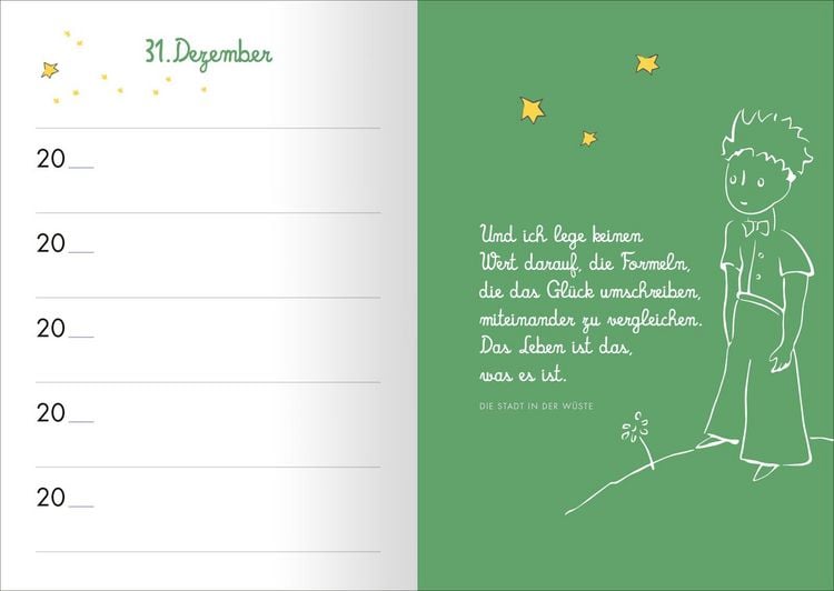Produktbild: Der Kleine Prinz 5 Jahresbuch