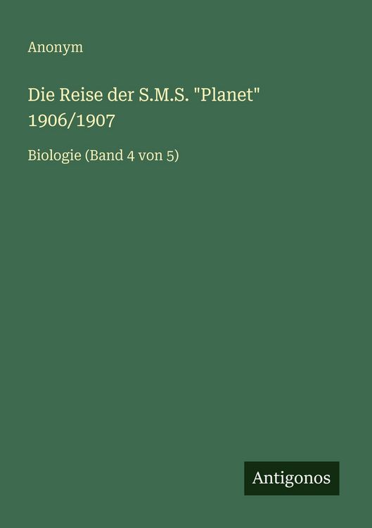 Produktbild: Die Reise der S.M.S. "Planet" 1906/1907