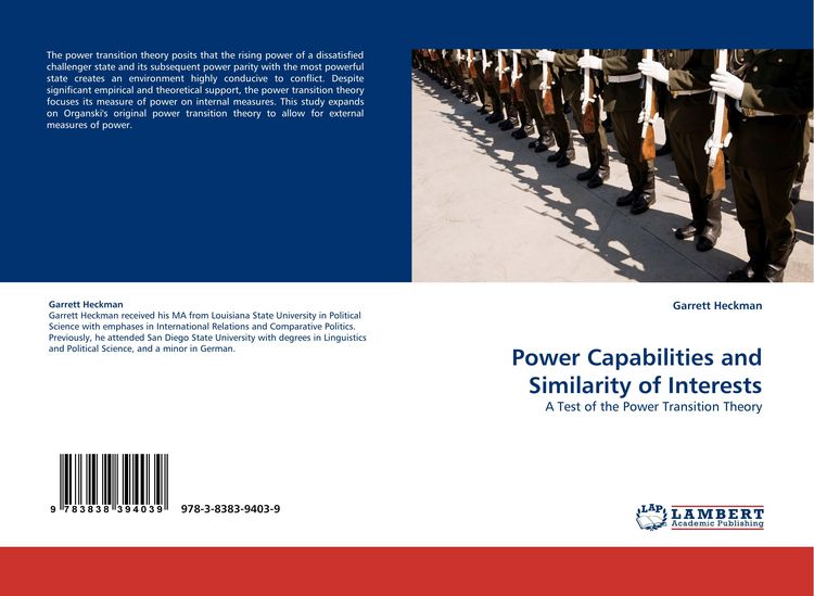 Produktbild: Power Capabilities and Similarity of Interests