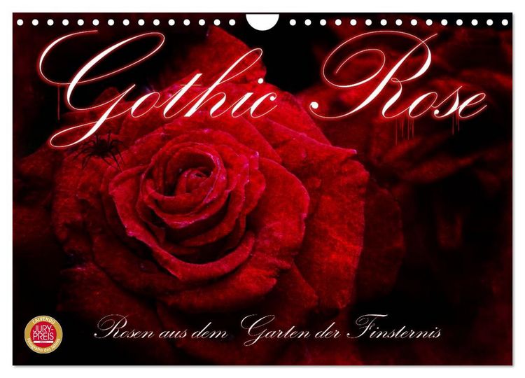 Produktbild: Gothic Rose - Rosen aus dem Garten der Finsternis (Wandkalender 2026 DIN A4 quer), CALVENDO Monatskalender