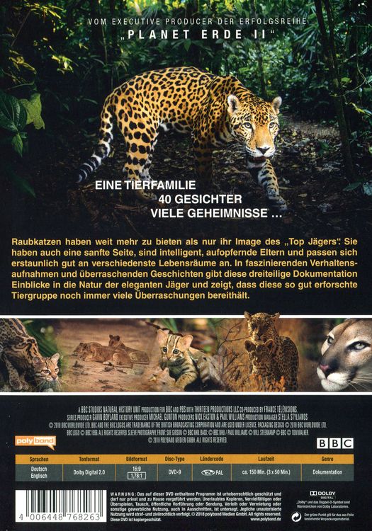 Produktbild: Die Welt der Raubkatzen - BBC Earth
