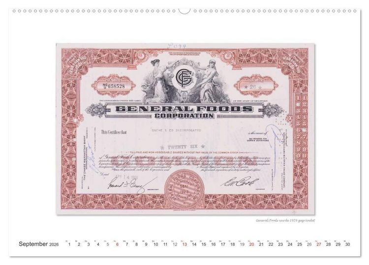 Produktbild: Aktien & Wertpapiere / CH-Version (hochwertiger Premium Wandkalender 2026 DIN A2 quer), Kunstdruck in Hochglanz