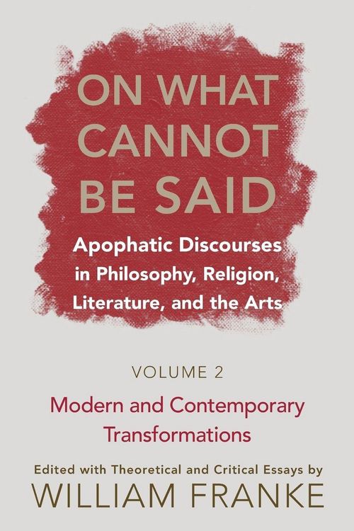 Produktbild: On What Cannot Be Said