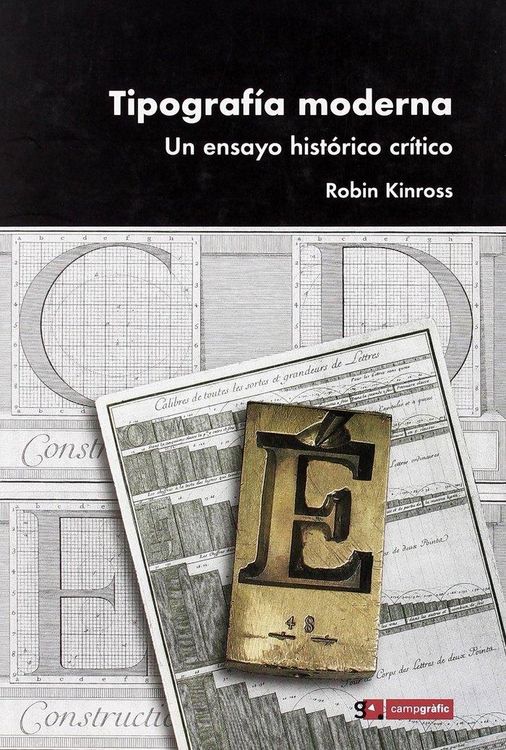 Produktbild: Tipograf&iacute;a moderna : un ensayo hist&oacute;rico cr&iacute;tico