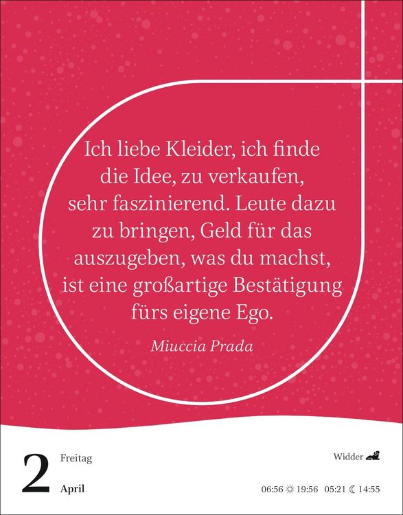 Produktbild: Starke Worte von starken Frauen Tagesabrei&szlig;kalender 2027