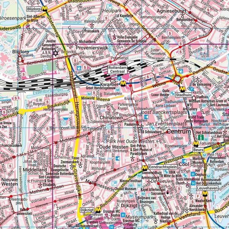 Produktbild: Rotterdam, Stadtplan 1:20.000, freytag & berndt