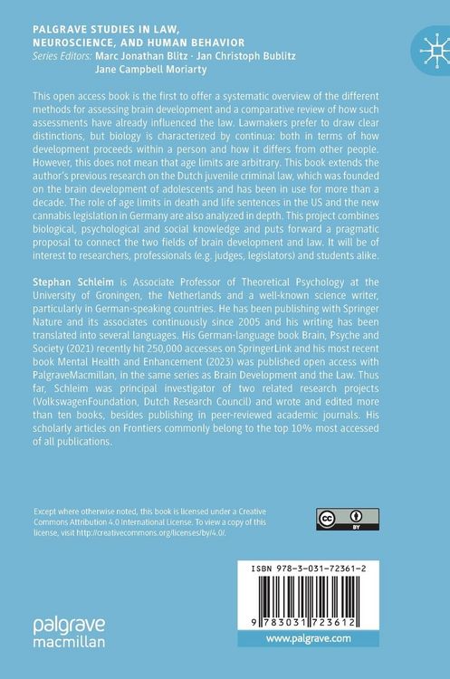 Produktbild: Brain Development and the Law