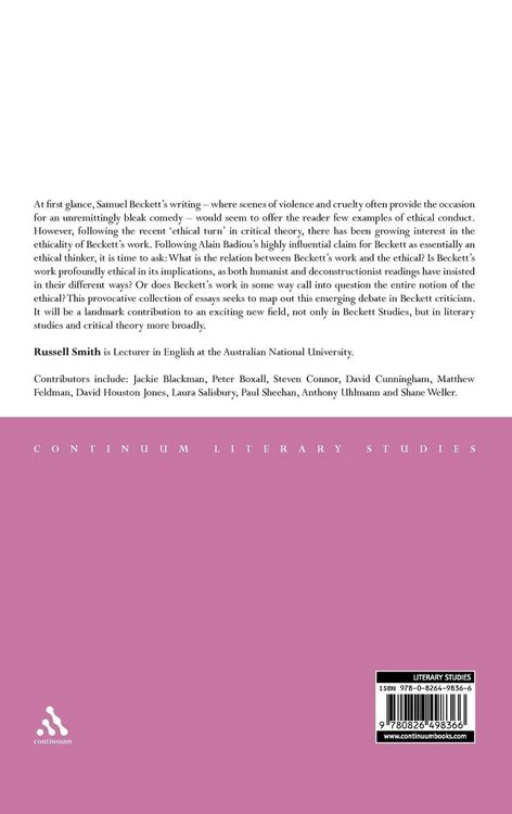 Produktbild: Beckett and Ethics