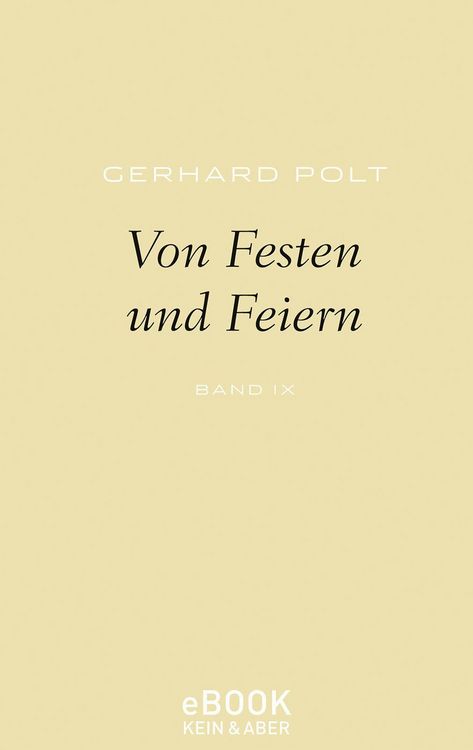 Produktbild: Von Festen und Feiern