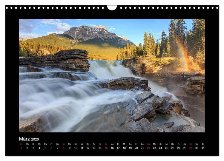 Produktbild: KANADA - Rocky Mountains (Wandkalender 2026 DIN A3 quer), CALVENDO Monatskalender