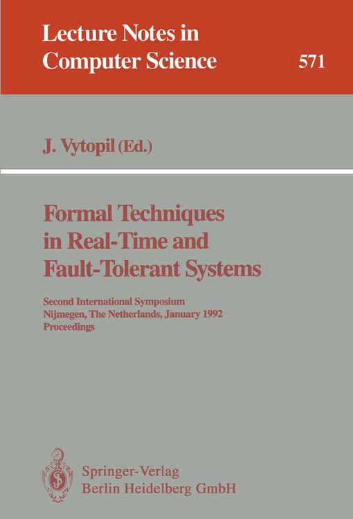 Produktbild: Formal Techniques in Real-Time and Fault-Tolerant Systems