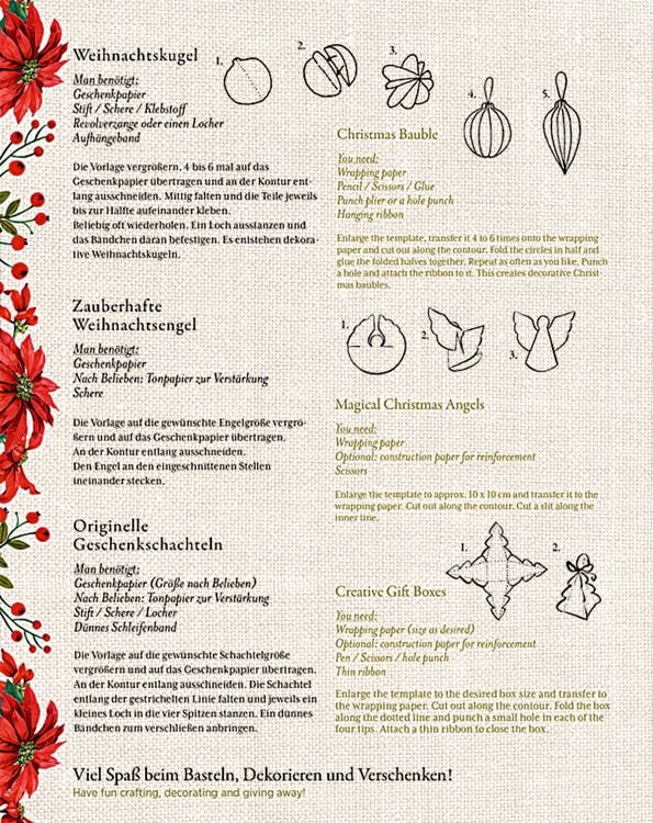 Produktbild: Geschenkpapier-Buch: Sch&ouml;ner schenken - Weihnachtlich (Behr)