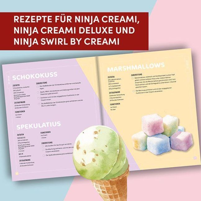 Produktbild: Die 150 besten zuckerfreien Rezepte f&uuml;r die Ninja Creami