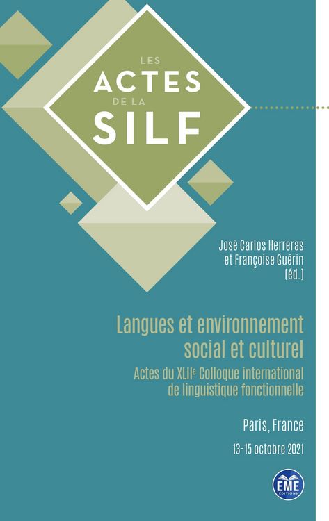 Produktbild: Langues et environnement social et culturel