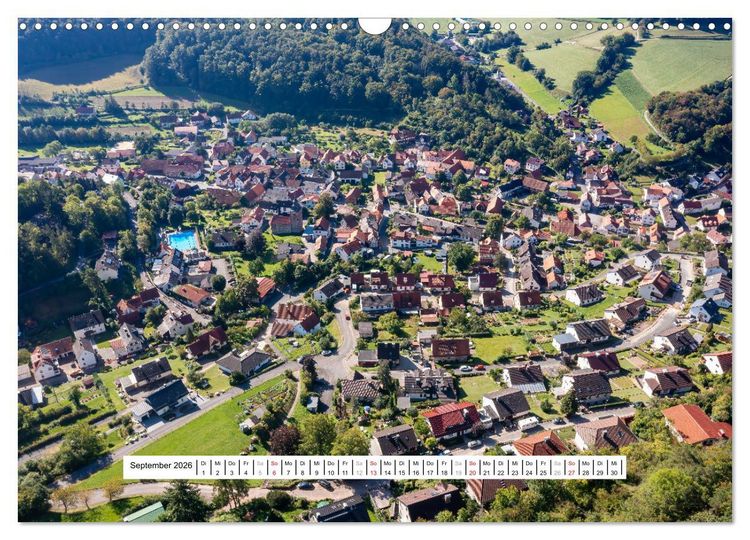 Produktbild: Die Ringgau D&ouml;rfer (Wandkalender 2026 DIN A3 quer), CALVENDO Monatskalender