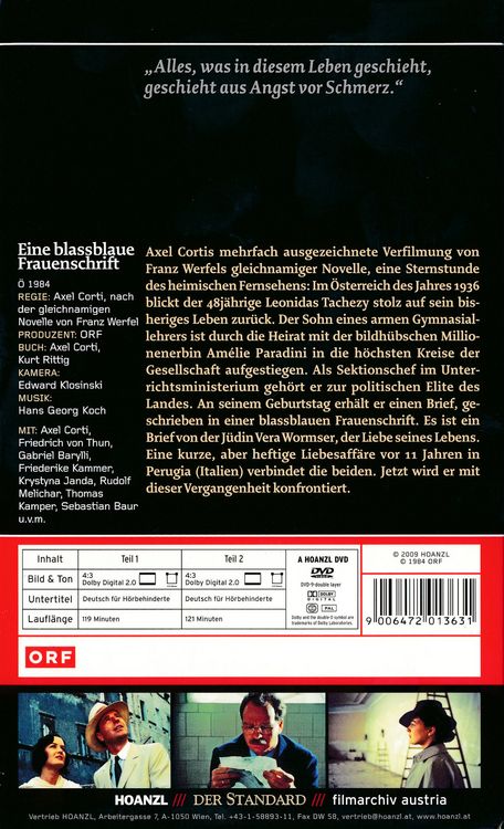 Produktbild: Eine blassblaue Frauenschrift - Edition der Standard