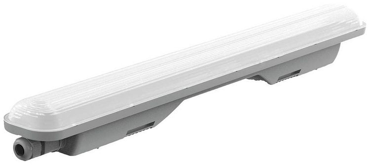 Produktbild: M&uuml;ller-Licht Aquaprofi 60 Feuchtraum-Wannenleuchte LED LED 18 W Neutralwei&szlig; Grau (matt), Wei&szlig;