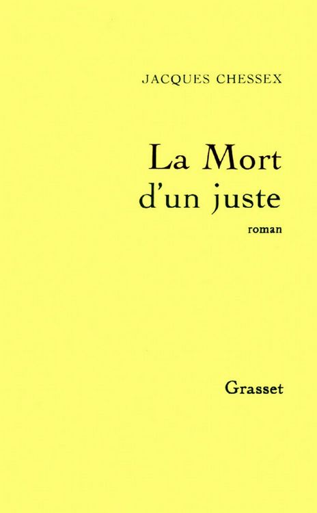Produktbild: La mort d'un juste