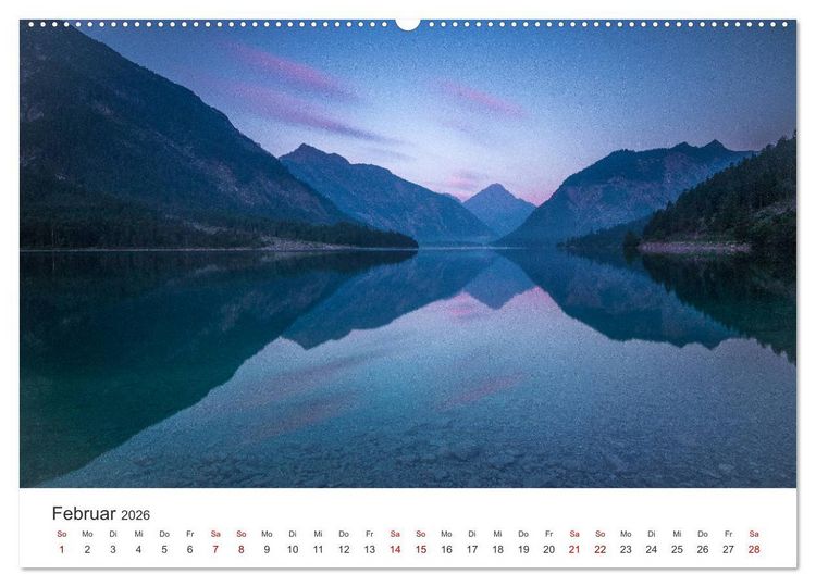 Produktbild: Berge und Seen - Die Perlen der Natur (Wandkalender 2026 DIN A2 quer), CALVENDO Monatskalender