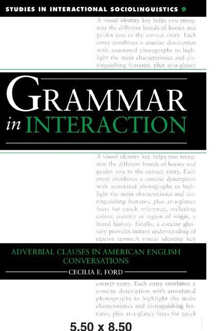 Produktbild: Grammar in Interaction