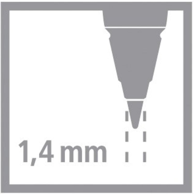 STABILO Druckbleistift EASYergo HB 1.4 türkis/neonpink für Rechtshänder