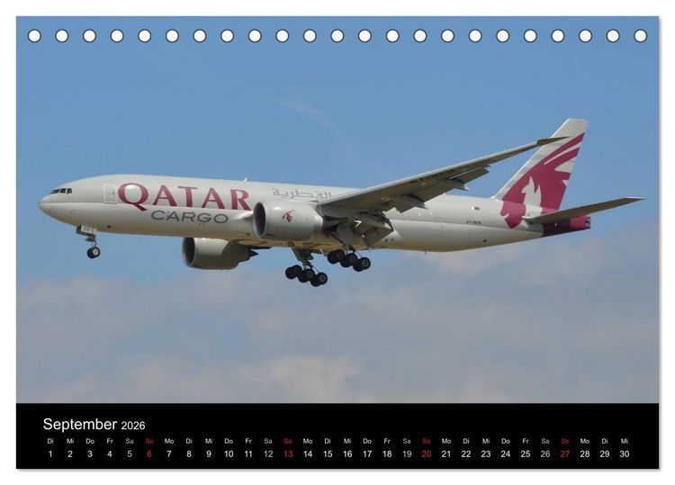 Produktbild: Luftfracht-Cargo (Tischkalender 2026 DIN A5 quer), CALVENDO Monatskalender