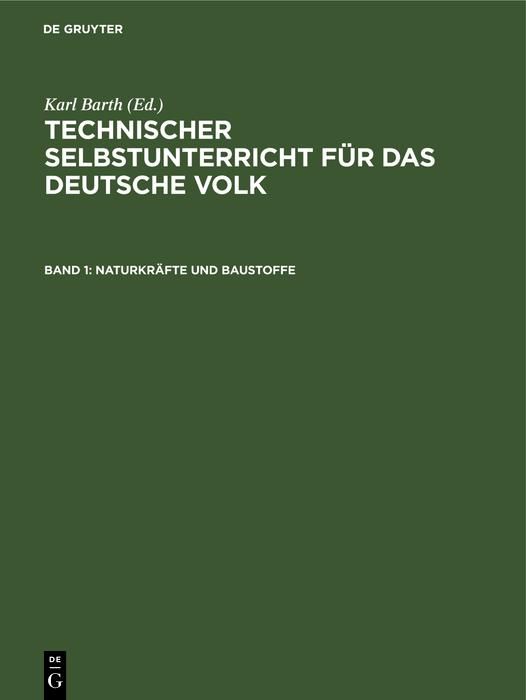 Produktbild: Naturkr&auml;fte und Baustoffe