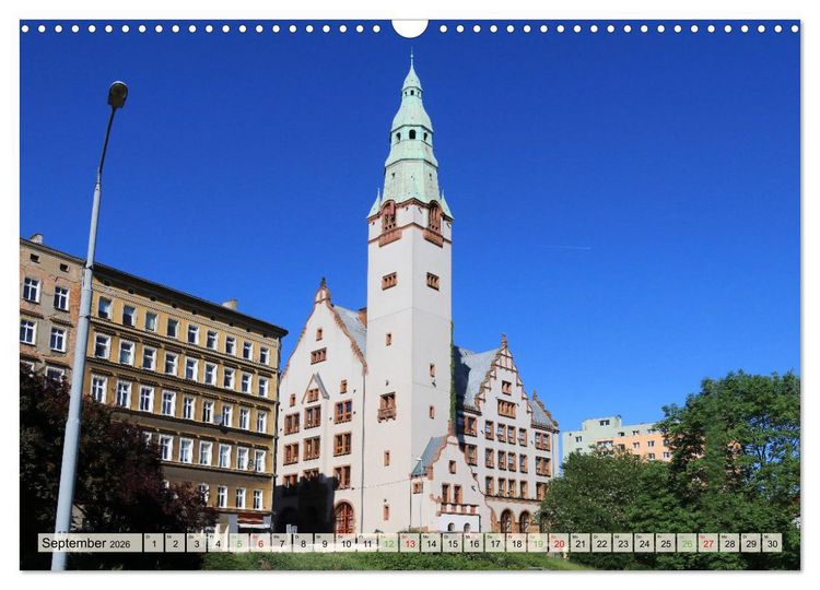 Produktbild: Stettin - Bedeutende Hafenstadt in Polen (Wandkalender 2026 DIN A3 quer), CALVENDO Monatskalender