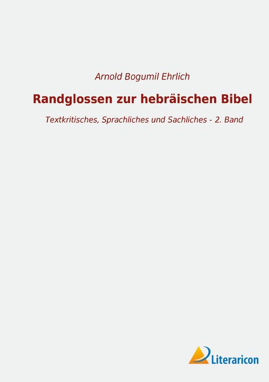 Produktbild: Randglossen zur hebr&auml;ischen Bibel