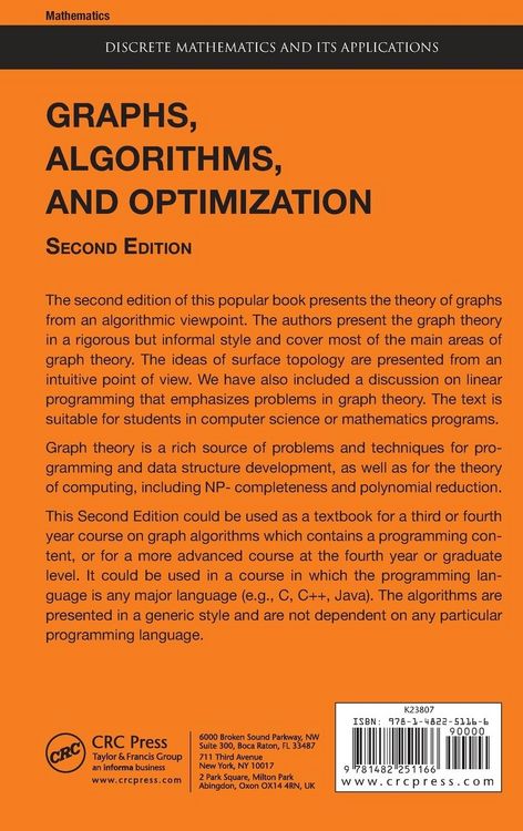 Produktbild: Graphs, Algorithms, and Optimization
