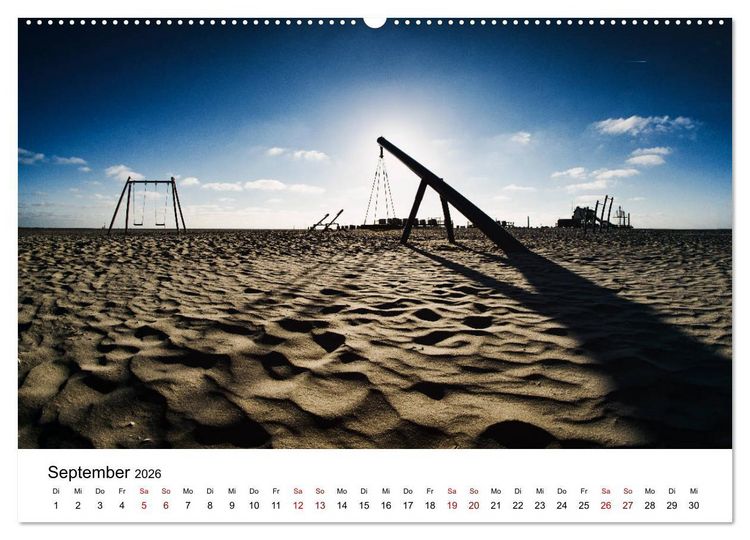 Produktbild: Sankt Peter-Ording. Licht, Schatten und Natur (hochwertiger Premium Wandkalender 2026 DIN A2 quer), Kunstdruck in Hochglanz