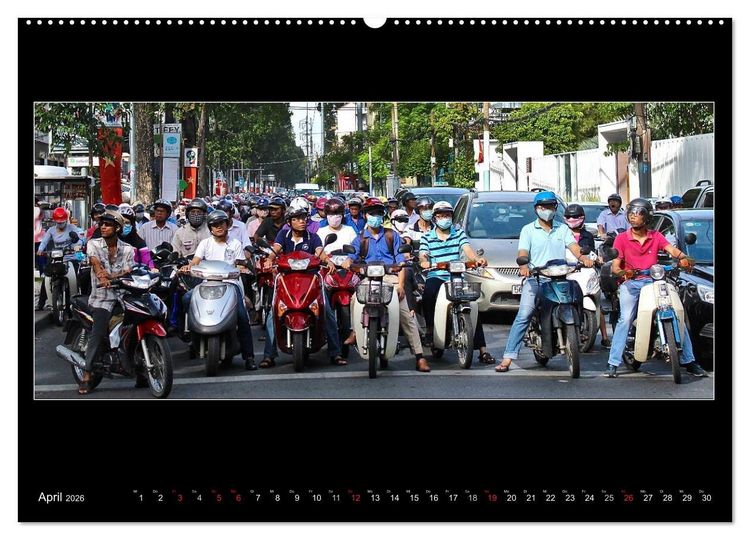 Produktbild: Vietnam &ndash; Land der Kontraste 2026 (hochwertiger Premium Wandkalender 2026 DIN A2 quer), Kunstdruck in Hochglanz