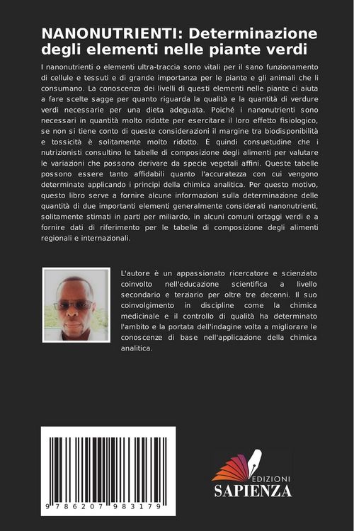 Produktbild: NANONUTRIENTI: Determinazione degli elementi nelle piante verdi