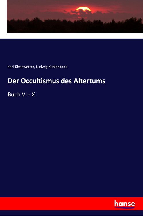 Produktbild: Der Occultismus des Altertums