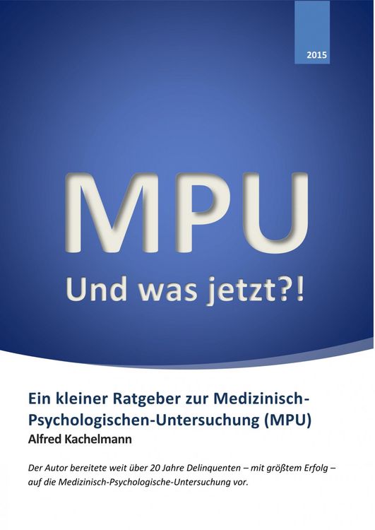 Produktbild: MPU - Und was jetzt?!