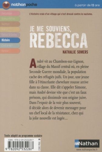 Produktbild: Je me souviens, Rebecca