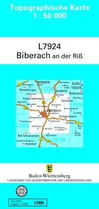 Produktbild: Biberach an der Riß 1 : 50 000
