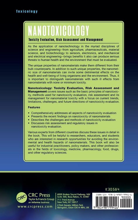 Produktbild: Nanotoxicology