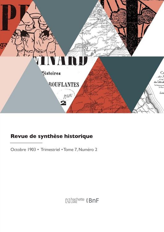 Produktbild: Revue de synth&egrave;se historique