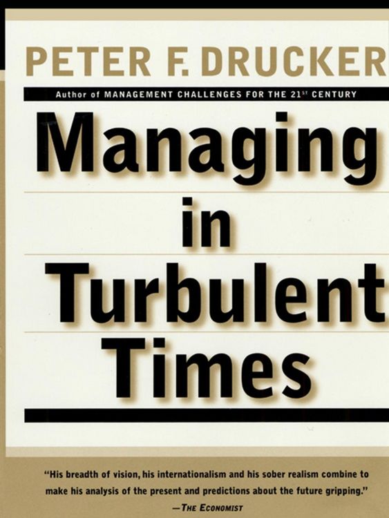 Produktbild: Managing In Turbulent Times