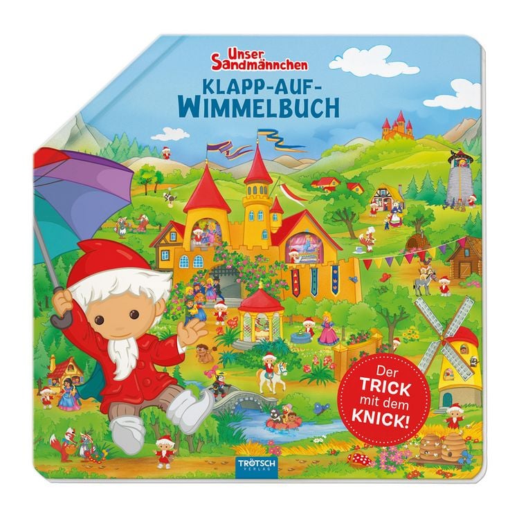 Produktbild: Tr&ouml;tsch Unser Sandm&auml;nnchen Klapp-auf-Wimmelbuch Pappenbuch
